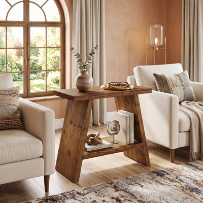 Table d'appoint en bois massif