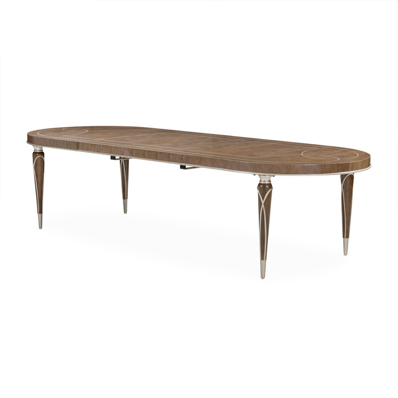 Villa Cherie 9 - Piece Extendable Solid Wood Dining Set