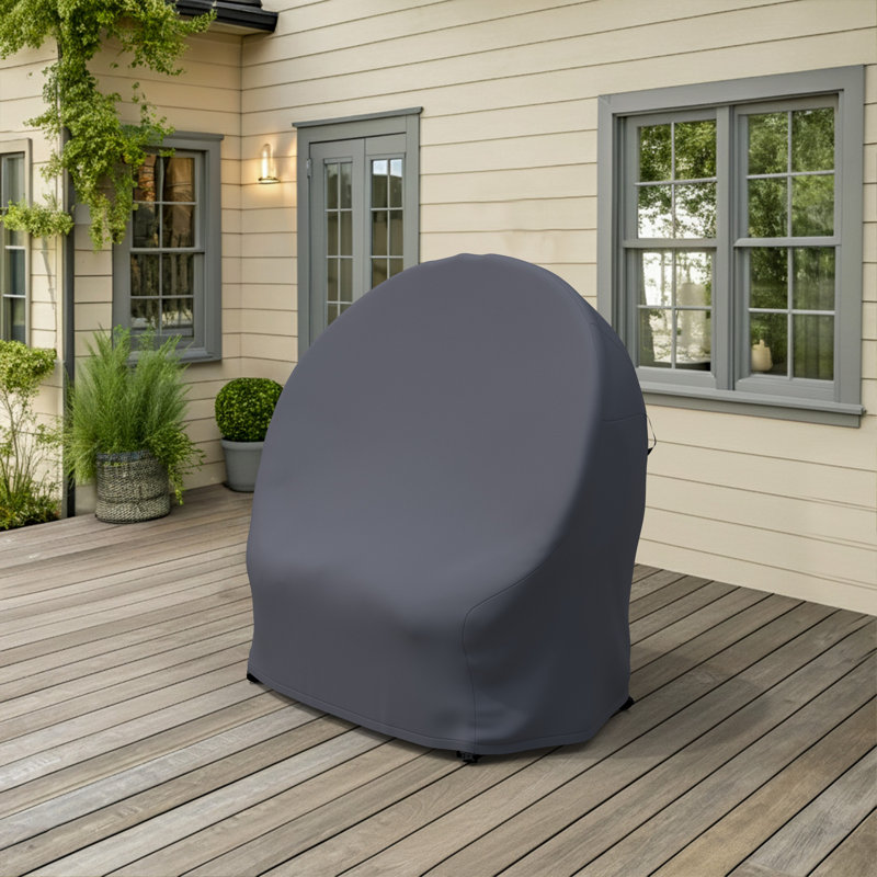 Damarie Wicker Rattan Outdoor Egg Chair Cover