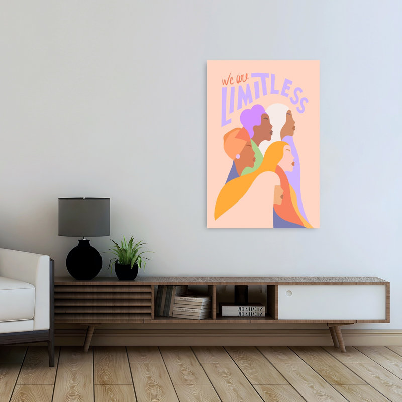 «Limitless Diverse Women», reproduction d'art moderne et contemporain, H 48 po x l 32 po