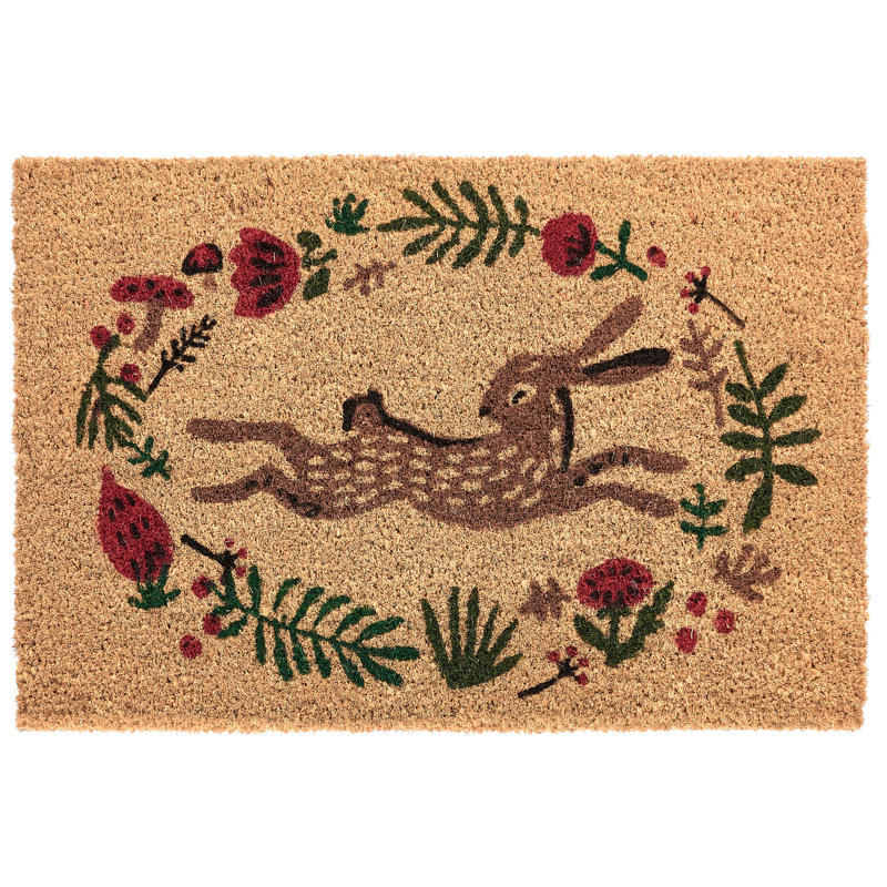 ANGONO Non-Slip Animal Print Doormat