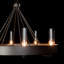 Banded 8 - Light Unique / Statement Wagon Wheel Chandelier-38841458-38841460