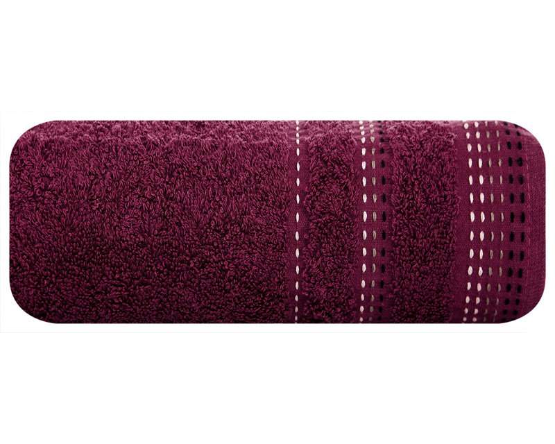 Itzael Midweight Jacquard Hand Towel, Plum