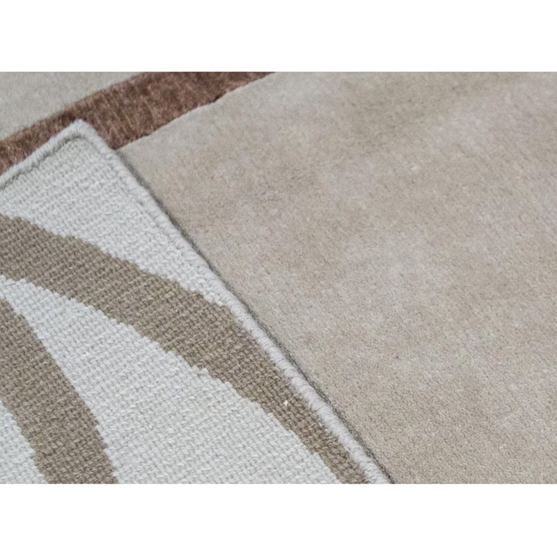 Himalayan Abstract Area Rug in Camel