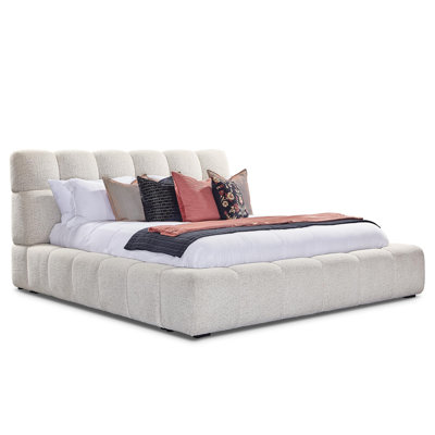 Pula Tufted Upholstered Platform Bed