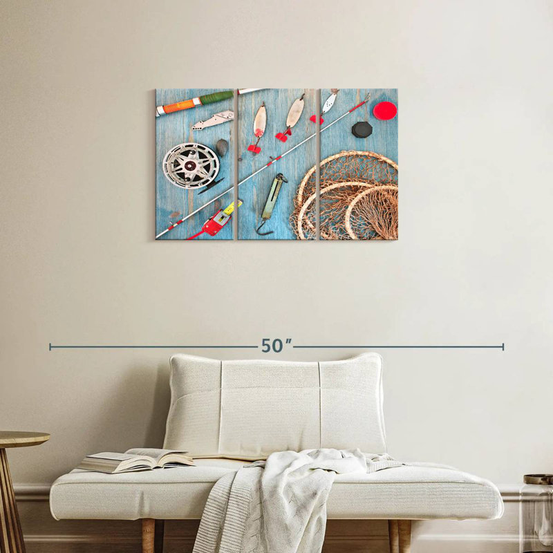 Senne Fishing Tools, 20" H x 33" W