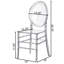 Chaise d'appoint Charboneau King Louis