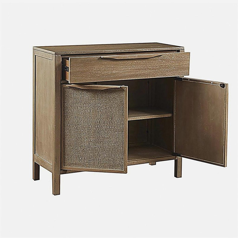 Commode d'appoint tissée 2 portes Palisades