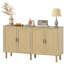 Armoire de rangement en rotin, armoire de buffet de vestibule, armoire de buffet, armoire de bar à café