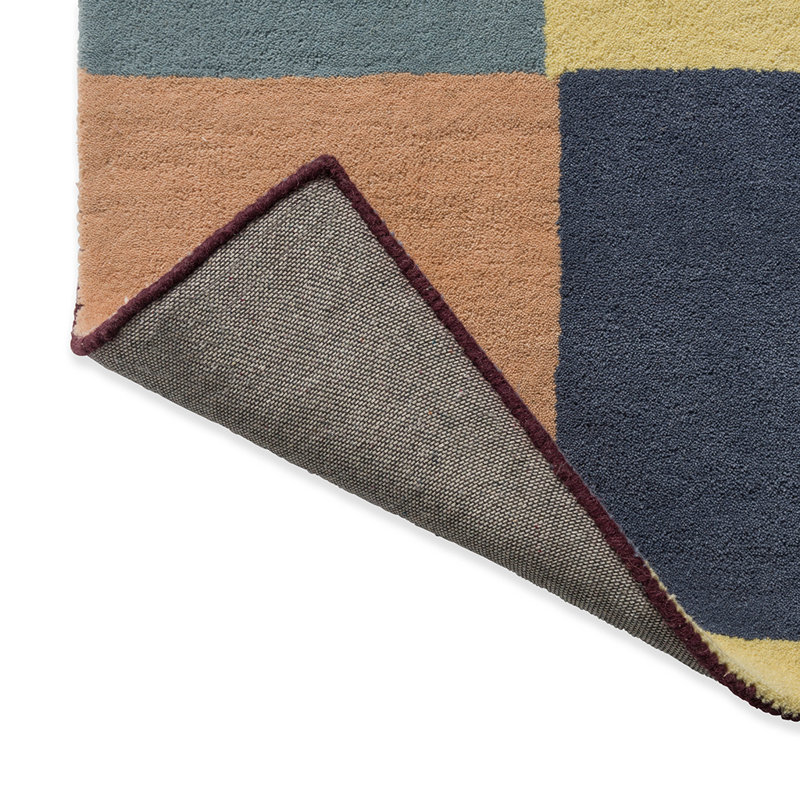 Wool Geometric Area Rug, Rectangle 5'3" x 7'6"