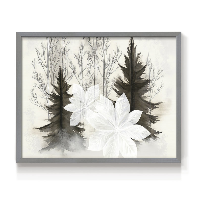 Chirstmas Art-DCLxxxi - reproduction encadrée, Gris, H 16 po x l 20 po