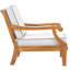 Teak Deep Seating Patio Chair with Cushions