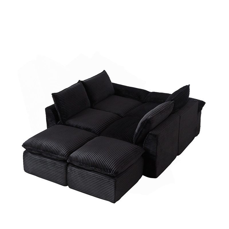 Modern Corduroy Cloud Sofa