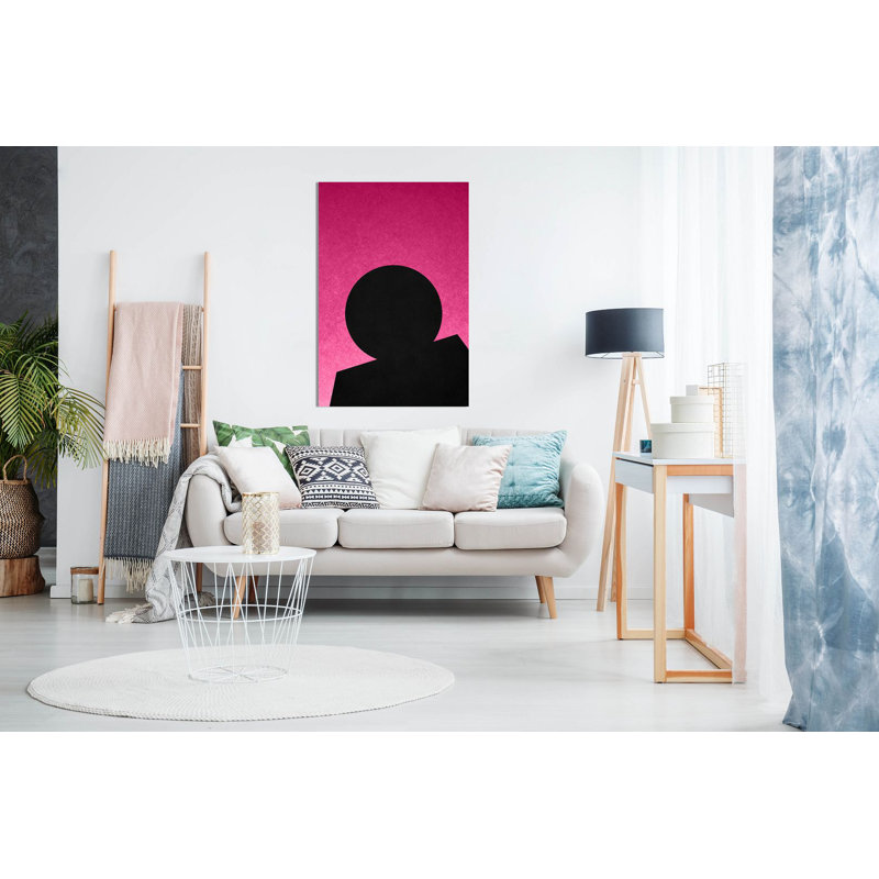 Abstract Shapes - Wrapped Canvas Print, 46cm H x 31cm W