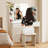 Baidy Vanity Set with Lighted Mirror and Stool