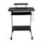 Chariot d'ordinateur compact avec rangement, graphite