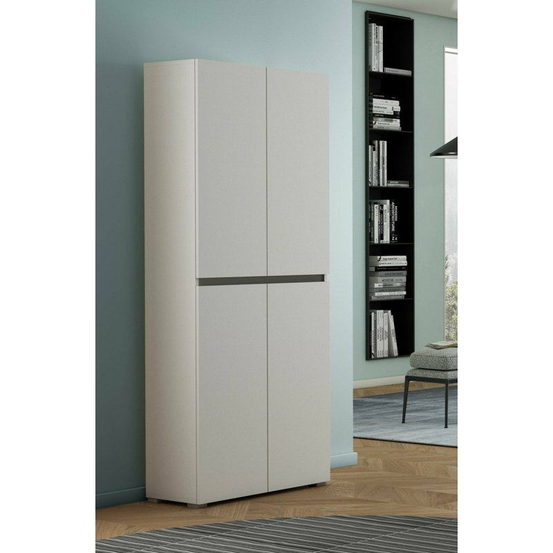 Anrey Manufactured Wood Wardrobe, White