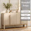 Armoire d'appoint 63 po avec 4 portes et tablettes réglables Adora-967151998