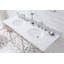 Embassy Stone Oval Console Bathroom Sink with Faucet and Overflow-1091522062