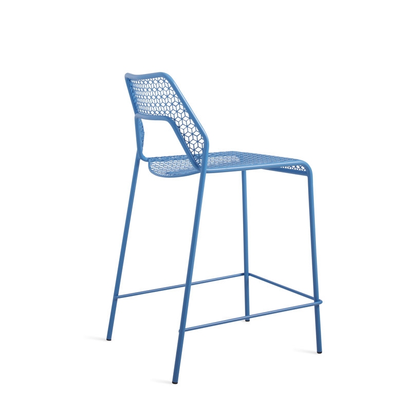 Hot Mesh Outdoor Bar Stool, Natural Yellow, Counter Stool (24.4" Seat Height)