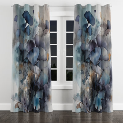 Anamile - Bouquet Grommet Curtain - Velvet Room Darkening - 1 panel