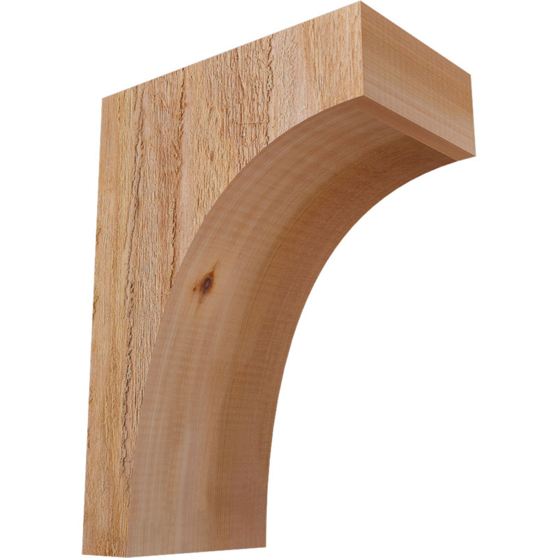 Huntington Corbel, H 14 po x l 6 po x P 10 po, Sciage brut, Cèdre rouge