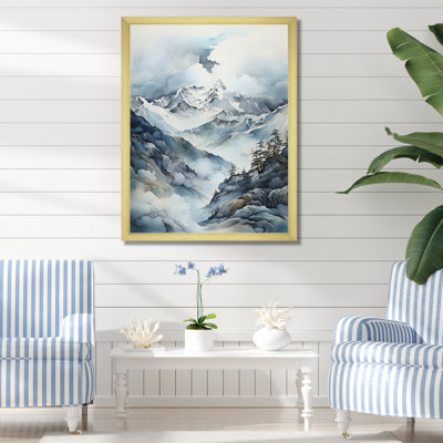 Minimalisme Groenland, horizon I sur toile