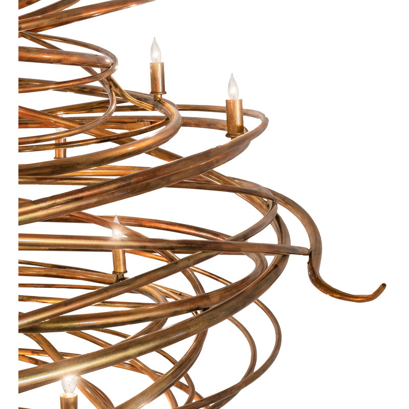 Cyclone 36 - Light Dimmable Geometric Chandelier