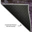 Tapis mauve Premium lavable à la machine Cerrito AMF555-104020357