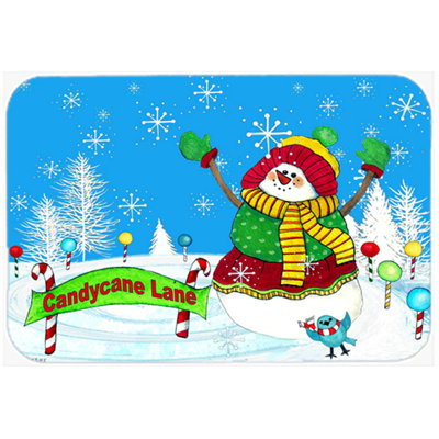 Candy Cane Lane Niam Glass Cutting Board
