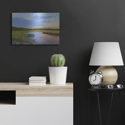 Latitude Run® «Evening Downs» par Kent Sullivan, art mural en métal