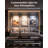 16" Wireless Rotatable Picture Light, Rechargeable Wall Light with Remote Control (Dimmable & Timer) for Painting Artwork Frame Display Dartboar