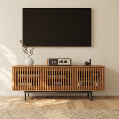 Aeolus Mid-Century Modern TV Stand, Pre-Assembly by George Oliver