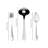 Brescia 3 Piece Stainless Steel Hostess Set