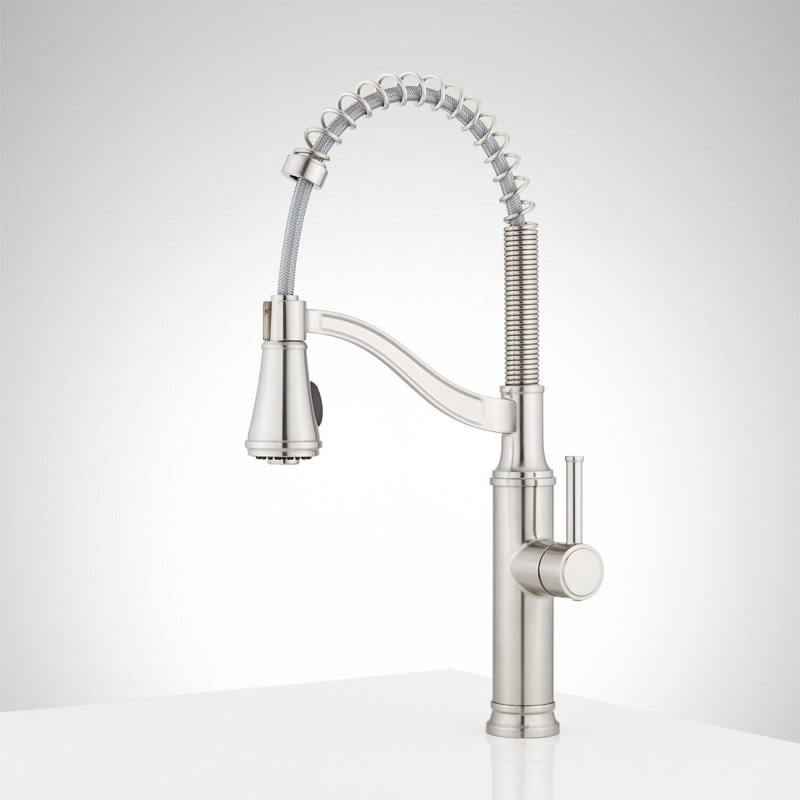 Caribana Pull Down Single Handle Kitchen Faucet with Accessories