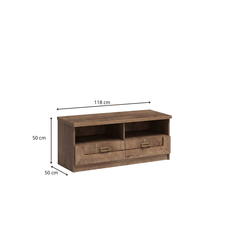 THADDEUS Unfinished TV Stand for TVs up to 50"