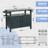 35.51'' H x 51.67'' W 3 - Cabinet Utility Cart with Wheels-91438701