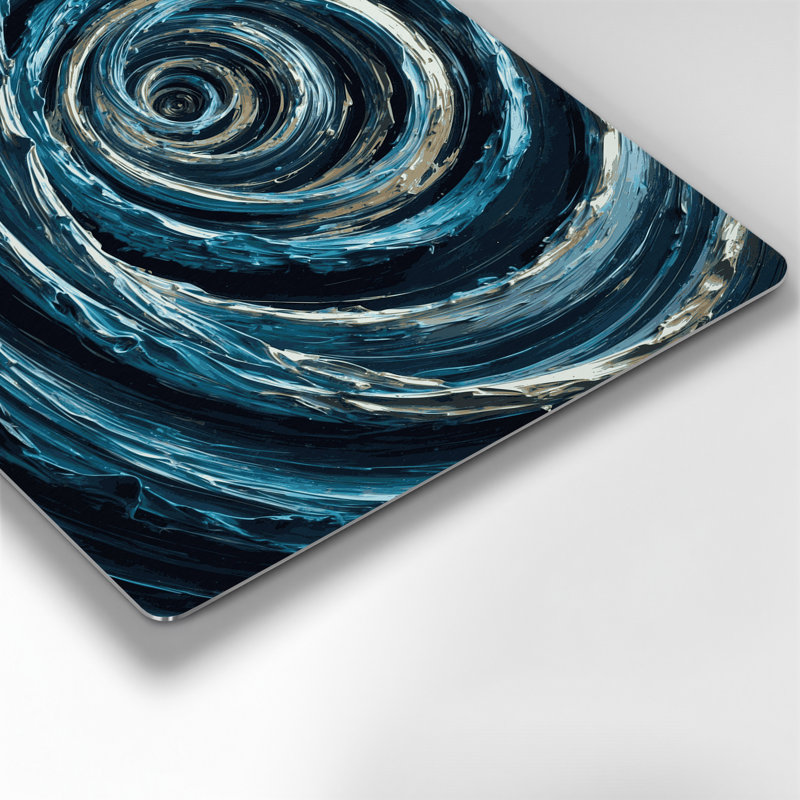 Art mural gris Sci Fi Gravitational Wave, H 240 po x l 240 po x P 0,05 po