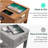 Narrow Side Table with Charging Station, 24'' Rattan Night Stand with Drawer Storage, Bedside End Table with Metel Handle for Small Spaces, Wood Boho Nightstand for Living Room Bedroom (TeaC)-1008881960