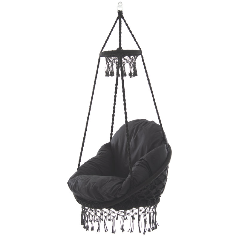 Trace Hanging Chair, Black