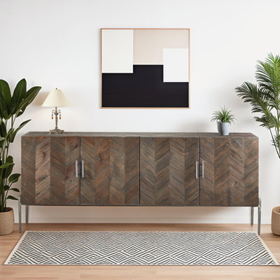 Teignmouth 87'' Solid Wood Sideboard