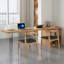 Bureau rectangulaire en bois massif Burlywood-109619379