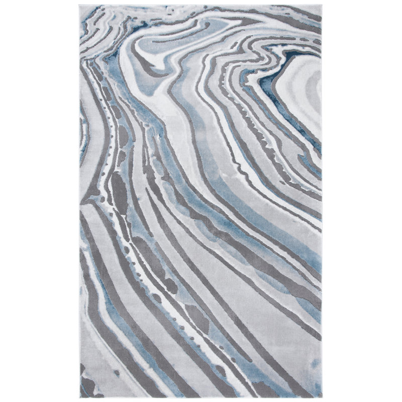 Missy Performance Abstract Rug, Rectangle 5'3" x 7'6"