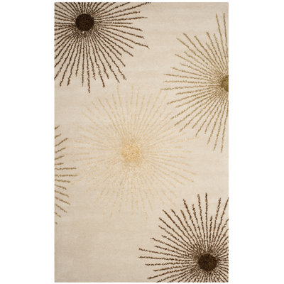 Tapis en laine et viscose touffeté à la main Amier Soho