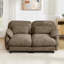 Canapé 2 places Cloud Feel, canapé modulable en tissu chenille doux avec assise profonde, combinaison libre pour un confort optimal dans un salon, appartement ou studio, brun-382398209