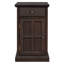 Table d'appoint Classic Vintage Livingroom avec ports USB et un tiroir multifonctionnel avec porte-gobelets