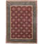 Oriental Hand-Knotted Wool Burgundy/Beige/Ocean Area Rug