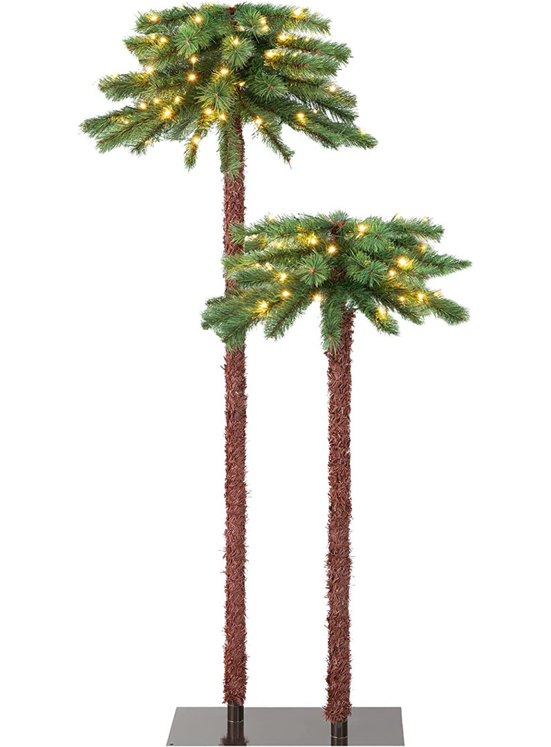 Künstlicher Weihnachtsbaum Palme 120 cm Grün