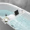 Serviteur de bain autoportant Lorissa