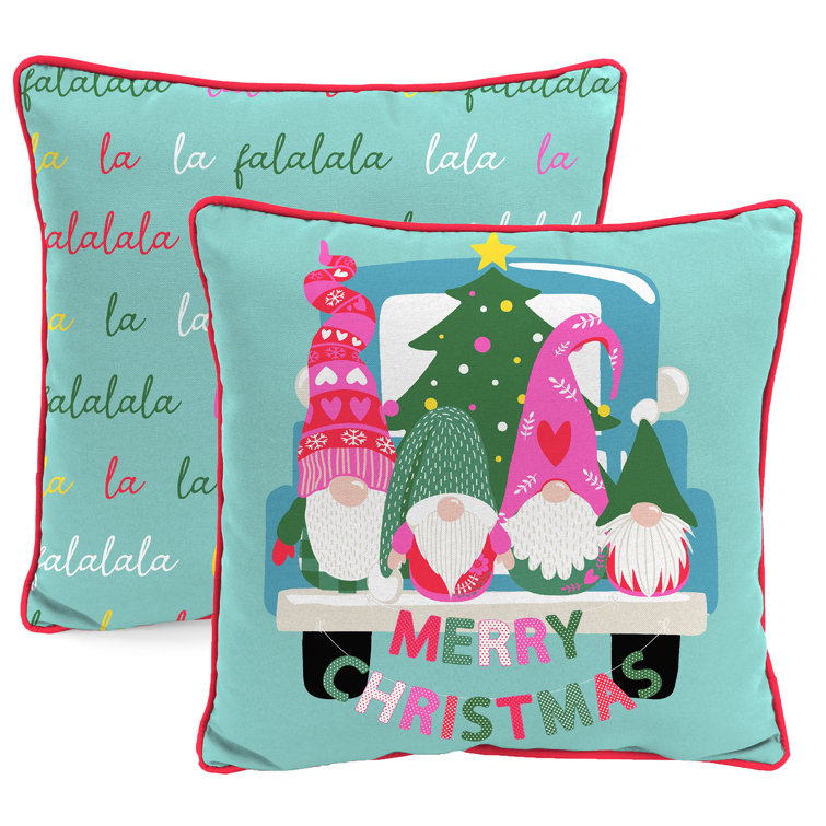 Christmas Throw Pillows, Set of 2